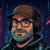 Ein ComicAvatar von mir. Mit Bart, Hoodie und ANC Headphones - und Brille